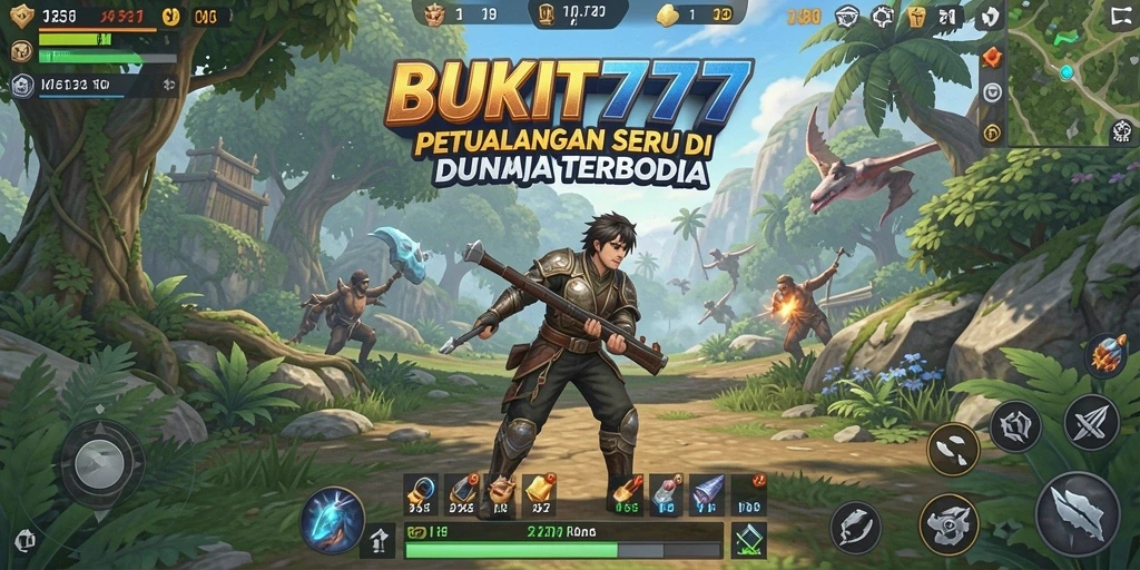 Tangkapan layar BUKIT777 menampilkan aksi petualangan yang menegangkan.