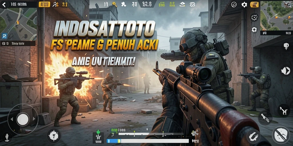 Tampilkan pengalaman seru dalam gameplay FPS INDOSATTOTO.