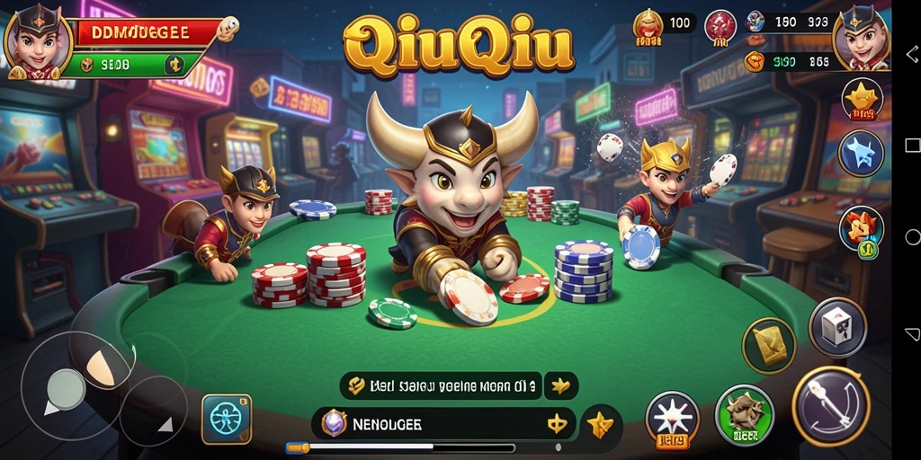 Tampilan gameplay QiuQiu yang mendebarkan di NDMTOGEL.