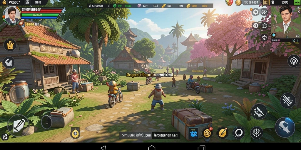 Tampilan menarik dari gameplay PRG007 yang penuh inovasi.