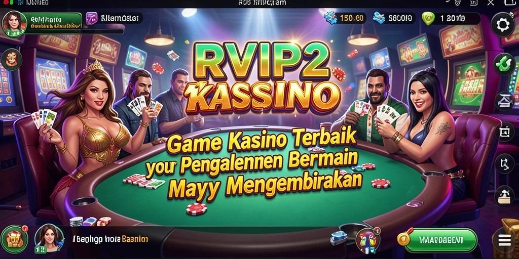 Screenshot menunjukkan gameplay mendebarkan dari RVIP2 di kasino.